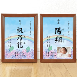 命名書】名前詩｜やさしく紡ぐ一枚（色紙サイズ） 雑貨・その他