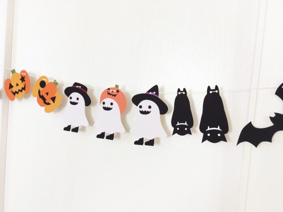 ハロウィンガーランドゴーストキッズ 6枚目の画像