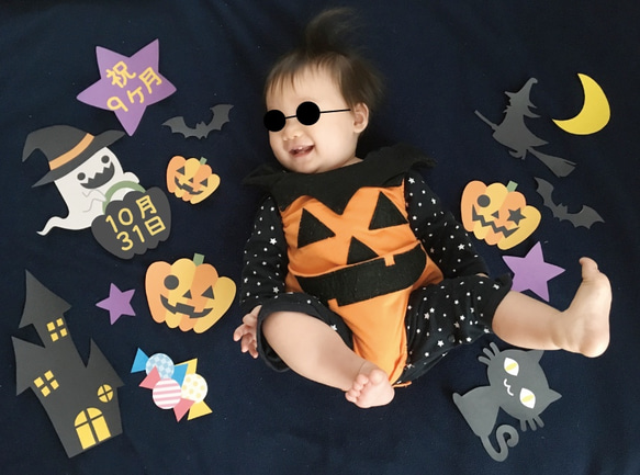 寝相アート用飾りセット10月のイラスト 雑貨・その他 A.GO 通販