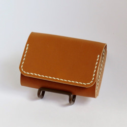 レザークラフト ミニショルダーバッグ（シュリンク キャメル