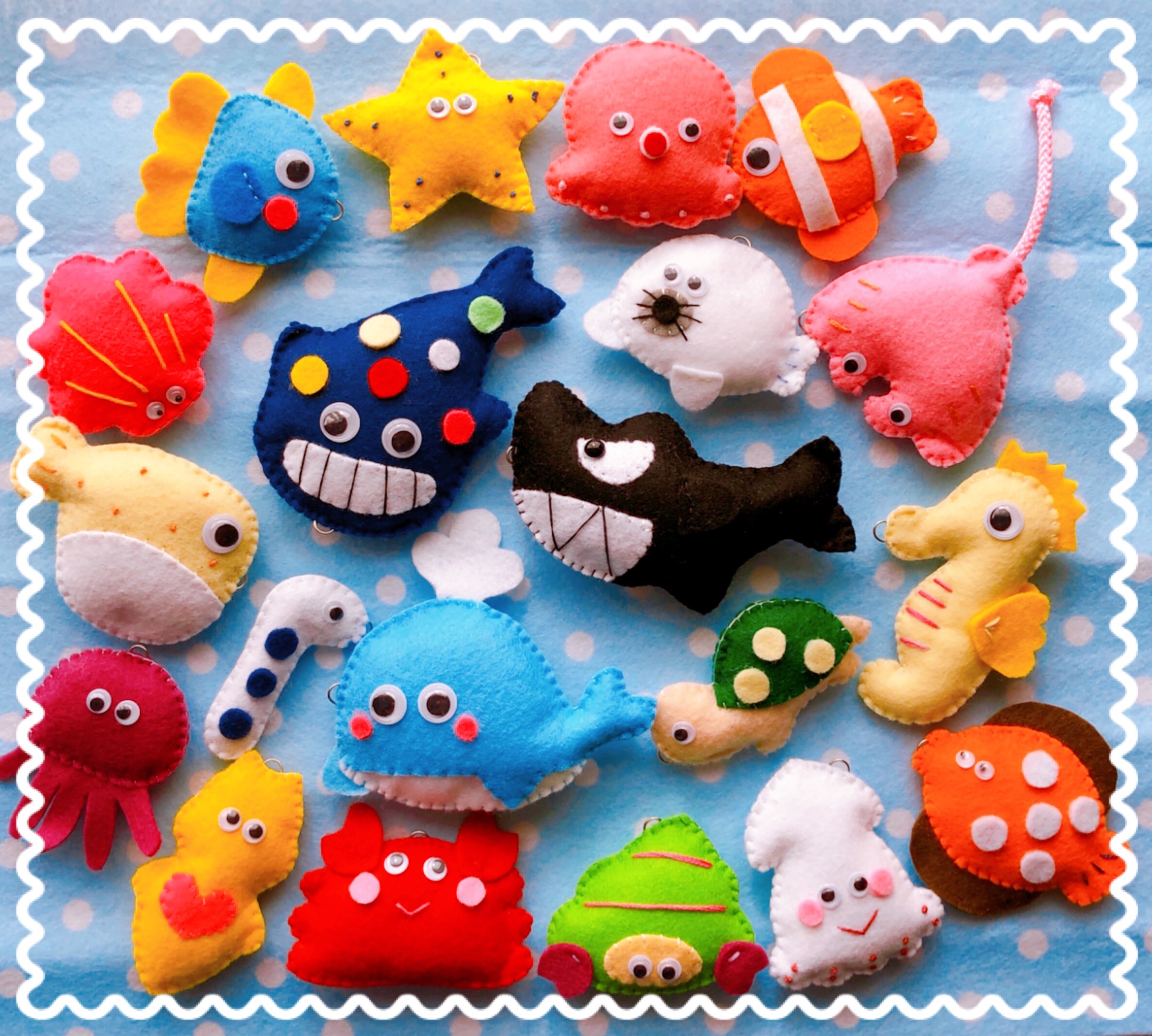 ✿羊毛フェルト✿かものはしくんの魚釣り✿みんなで一緒✿ つ〜ちゃん様専用 魚釣り フェルト 室内遊び 紐通し - メルカリ