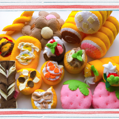 フェルトのパン屋さんセット☆フェルトパン フェルトおもちゃ フェルト