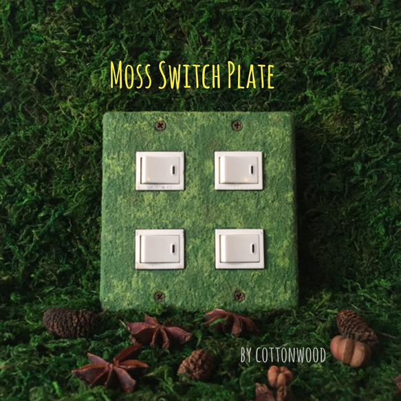 Moss Switch Plate モススイッチプレート 1枚目の画像