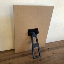 Wood frame stand mirror ひび割れ加工スタンドミラー 6枚目の画像