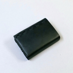 コンパクト三つ折り財布　グリーン/イタリアンカーフ/組み立て 6枚目の画像