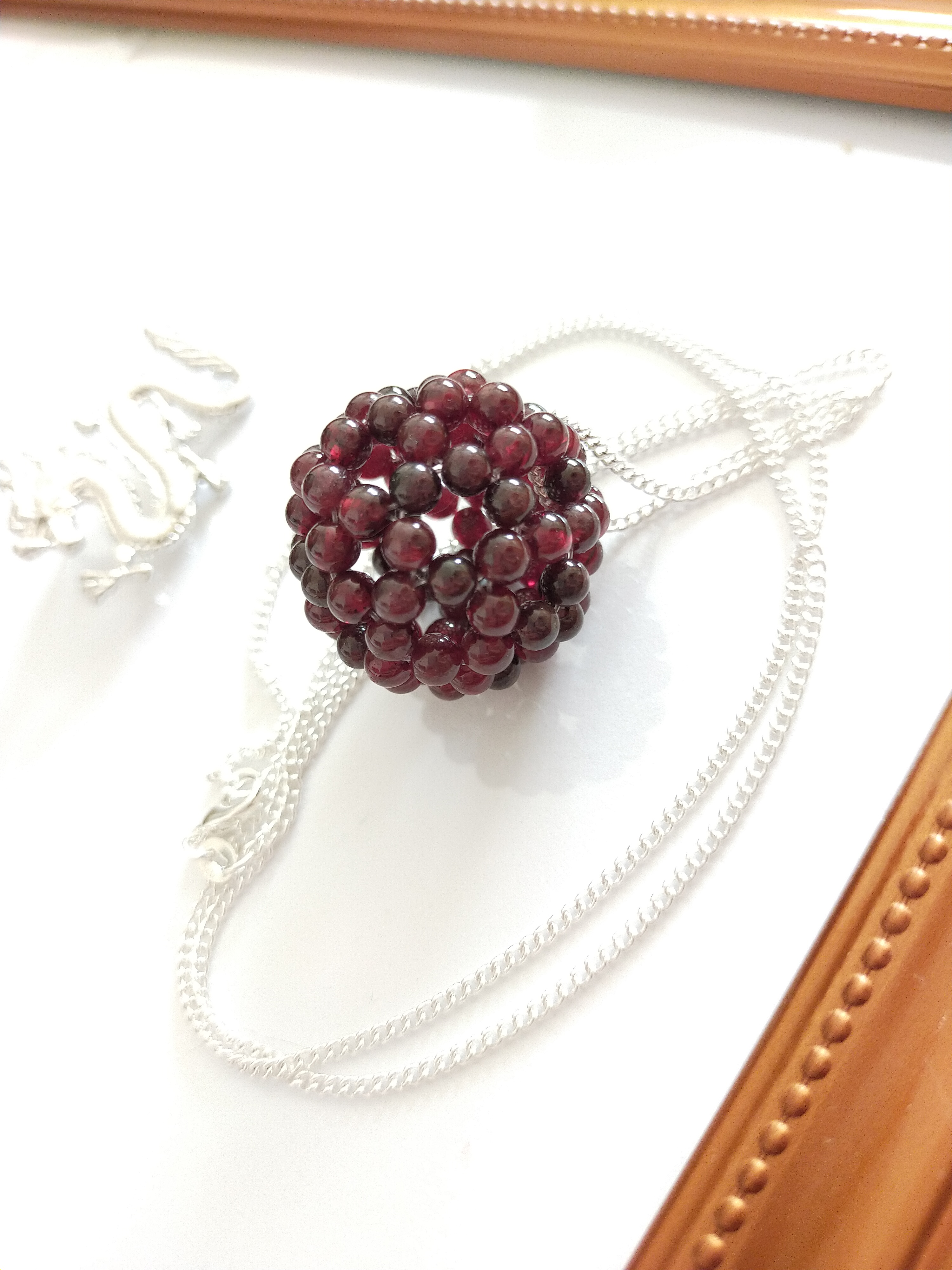 【フラーレン】ガーネットネックレス✳️