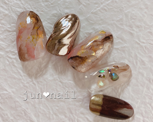 brown ニュアンス ネイルチップ ニュアンスネイルチップ | STORES