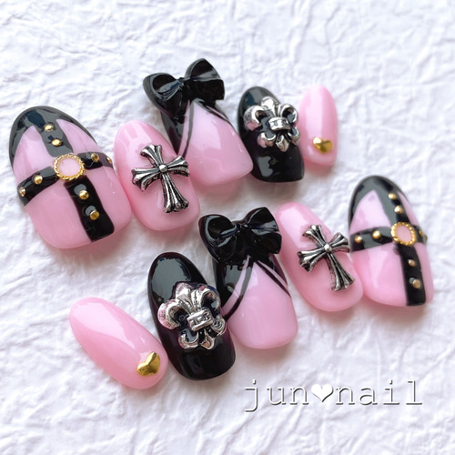 量産型♡地雷ネイル ネイルチップ(つけ爪) jun❤︎nail 通販 量産型♡地雷ネイル ネイルチップ(つけ爪) jun❤︎nail 通販