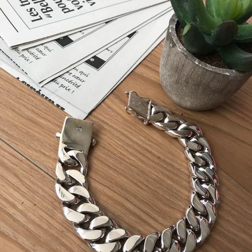 シルバー925 喜平 12面 トリプル ブレスレット シルバー925 トリプル12面喜平ブレスレット 20cm 通販【ニッセン】