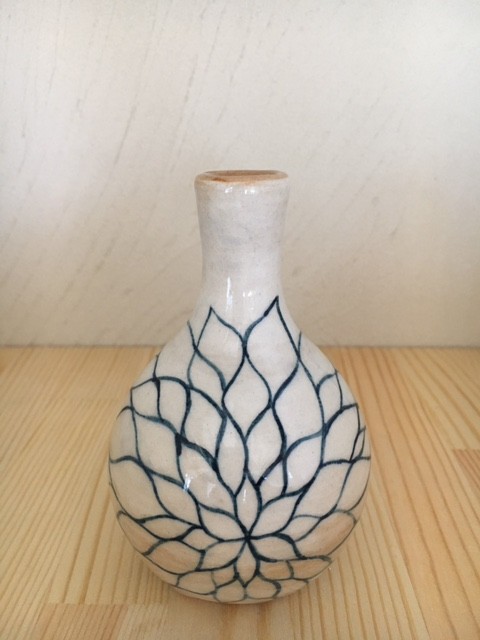 一輪挿し/和柄/手描き/ 一輪挿し・花瓶・花器 kesela 通販