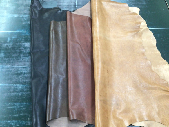 タンニンシープスカイバー極薄革　お得な4枚セット　C 4枚目の画像