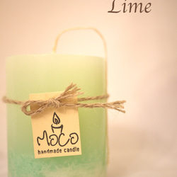 Handmade Candle〜Lime〜 1枚目の画像