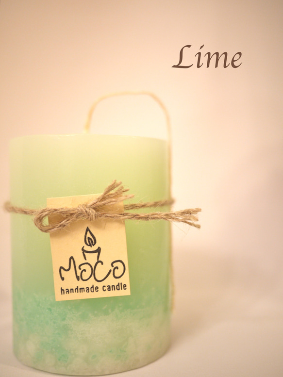 Handmade Candle〜Lime〜 1枚目の画像