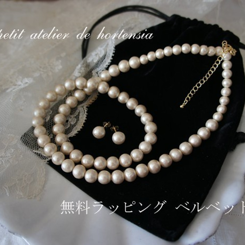 日本製】コットンパール ネックレス – Tiaclasse