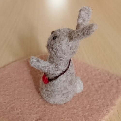 アートドール　うさぎ幻獣の郵便屋さん　羊毛フェルト アートドール うさぎ幻獣の郵便屋さん 羊毛フェルト-上質直営通販