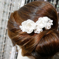 NO.71レジーナレジーナ/ヘアコーム。キャンディスから手作りのヨーロピアンスタイルの花嫁のヘッドドレス 1枚目の画像