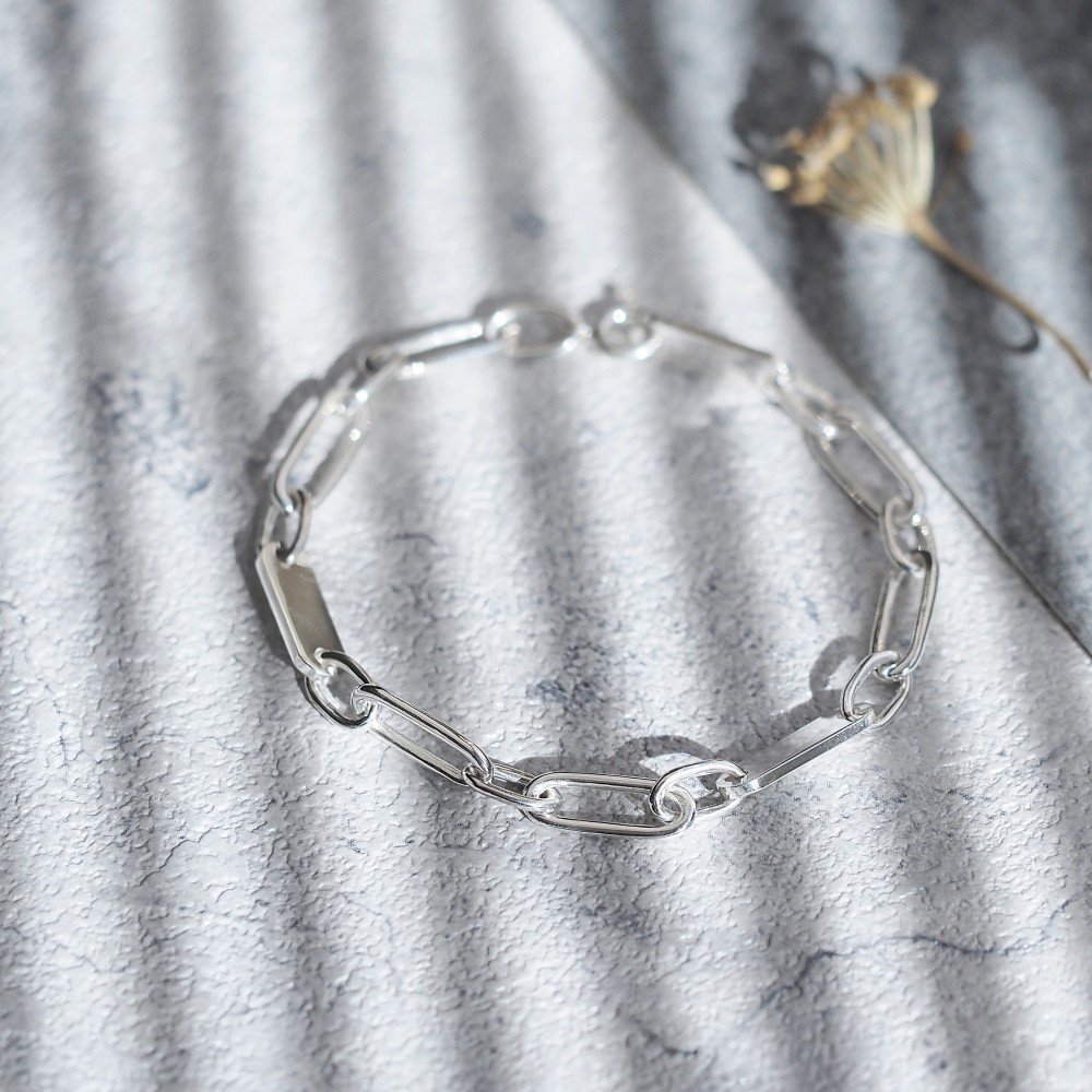 ボールド チェーン ブレスレット シルバー925