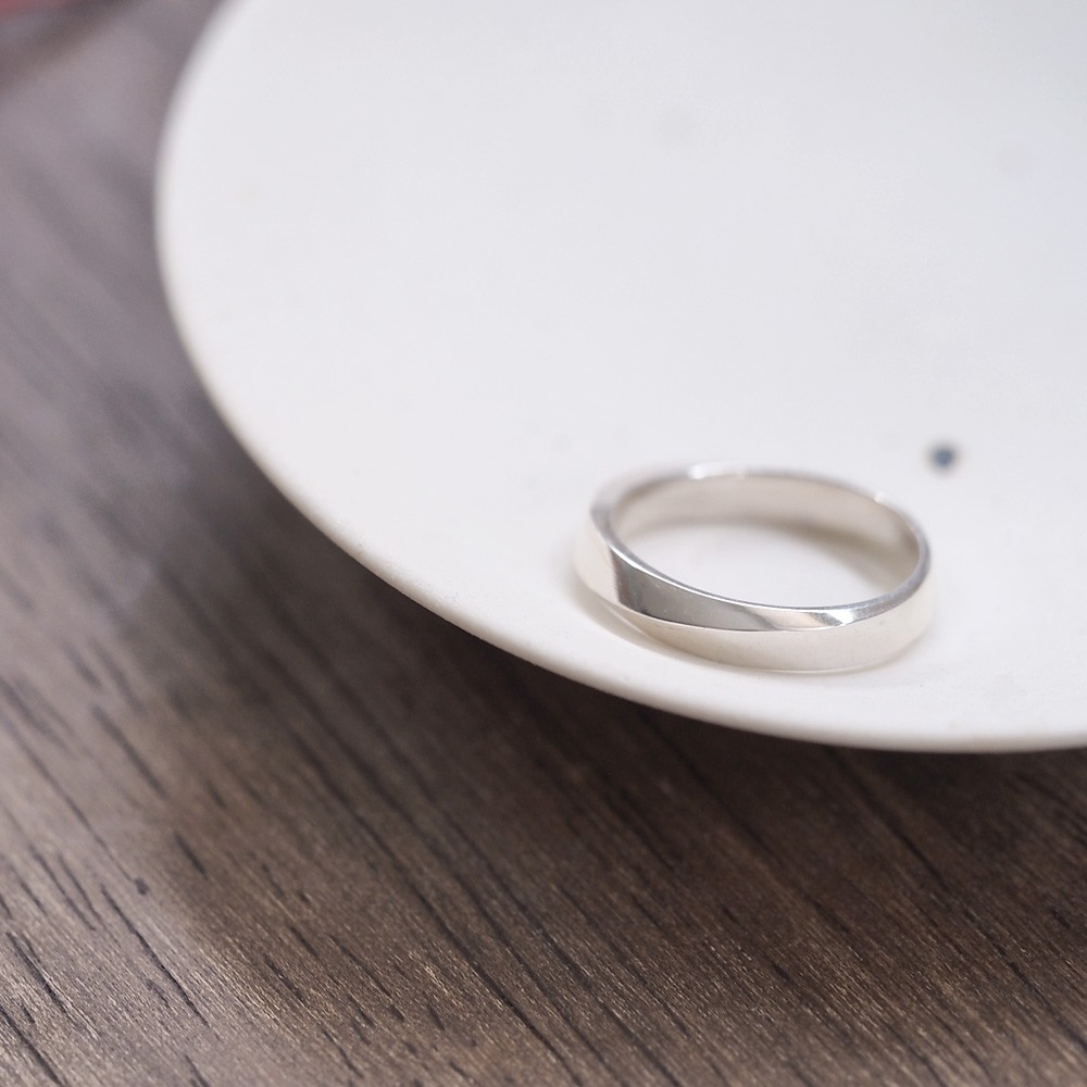 wave line スタンダード リング シルバー925