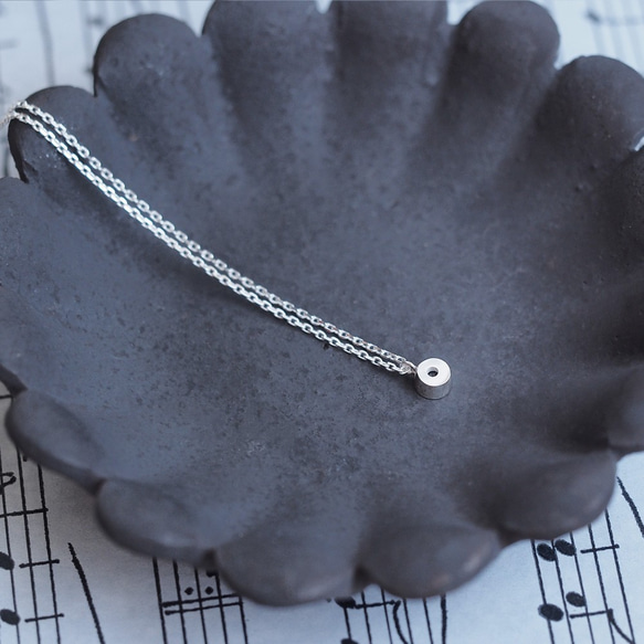 Sapphire Necklace 925 Sterling Silver 第3張的照片