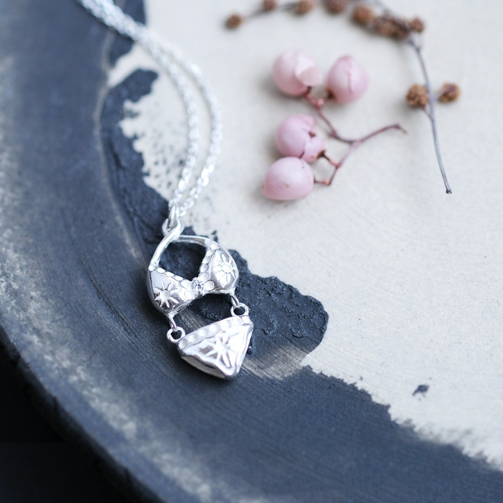 ミニチュア ビキニ ネックレス シルバー925