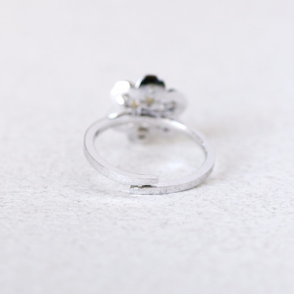花朵 ＆ 珍珠 戒指 (silver925) 第3張的照片