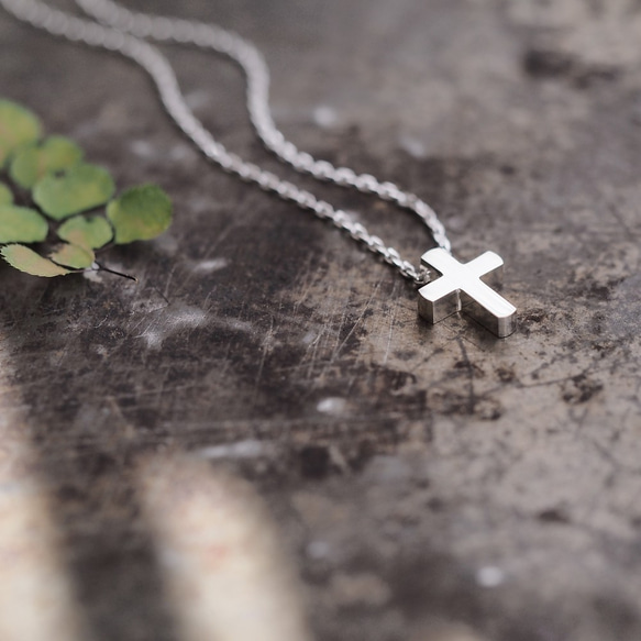 クロス 十字架 ネックレス シルバー925 4枚目の画像