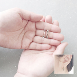 Miniature 湯匙 & 叉子 耳環 (silver925) 第4張的照片