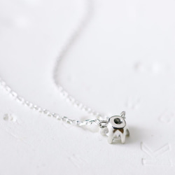 Solitaire Necklace 925 Sterling Silver Dainty Tiny Stone jew 第5張的照片