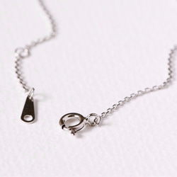 Open Stone Diamond Necklace 925 Sterling Silver 第5張的照片