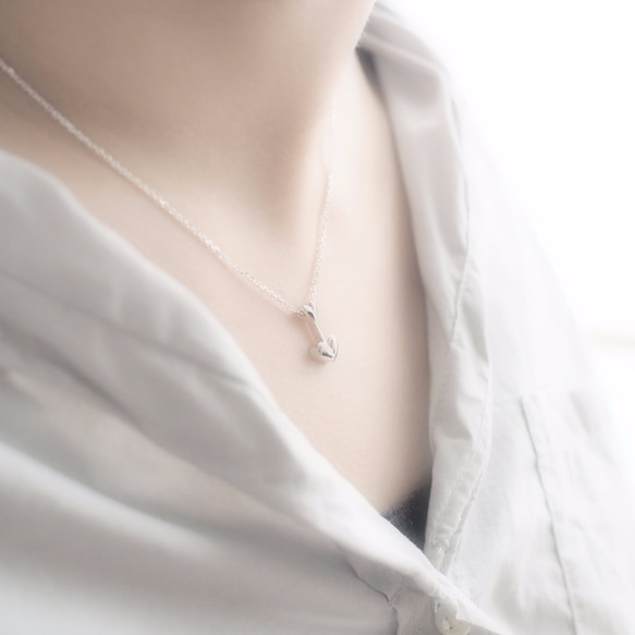 Heart Arrow Necklace 925 Sterling Silver 第2張的照片