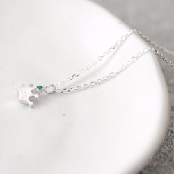 Tiny Crown Necklace 925 Sterling Silver 第2張的照片