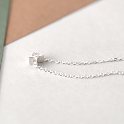 White tiny star Necklace 925 Sterling Silver 第2張的照片