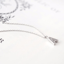 Initial A Necklace Silver925 第2張的照片