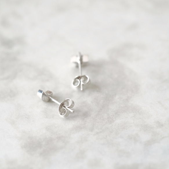 White Star&Moon Earrings 925 Sterling Silver Dainty Jewelry 第3張的照片