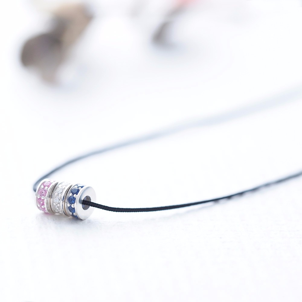 String 3 colors リング ネックレス シルバー925