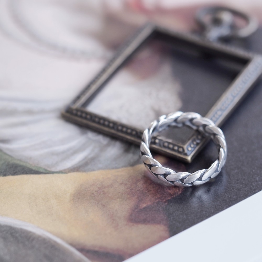 タイヤ リング シルバー925