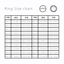 数字 透かし リング シルバー925 6枚目の画像