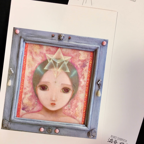 ポストカード 3枚セット 幻想少女絵画 ダークファンタジー 油絵