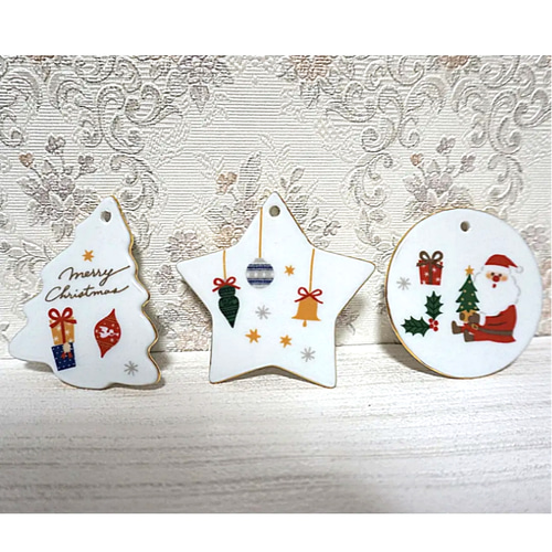 ジョナサンアドラー◇クリスマス陶器オーナメント12＋1個セット※限定1セット ジョナサンアドラー◇クリスマス陶器オーナメント12＋1個セット※限定1