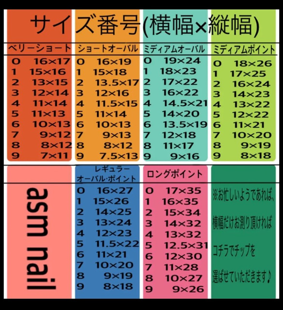 ネイルチップ ジェルネイル asmnail 5枚目の画像