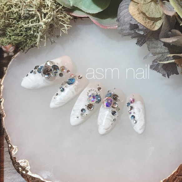 誠♡ lemジェル✴︎プレスト✴︎agehaアニュームルチアジェルプリジェル ネイルチップ ジェルネイル asmnail ネイルチップ（つけ爪