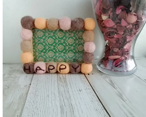 卒業】【新生活】【一点物】【記念日】【思い出】フェルトボールの