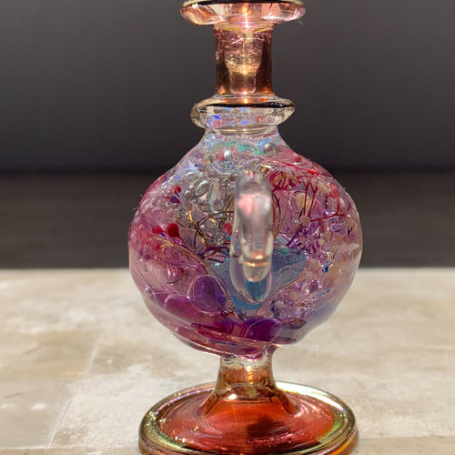 希少 魔法のランプ型エジプシャングラスハーバリウム ハー