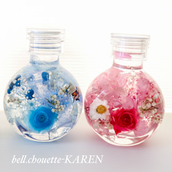 希少 魔法のランプ型エジプシャングラスハーバリウム ハーバリウム