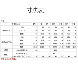 型紙/telitea袖タックブラウスサイズ展開5号～17号縫い代付カット済み（CBL-0081) 10枚目の画像