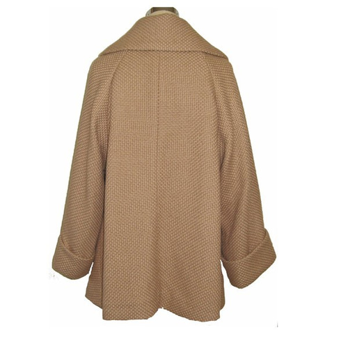 型紙/縫い代付きカット済み裏地型紙つきへちまカラーコート（COAT-0007
