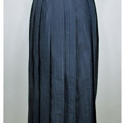 展示作品/telitea/スカート小紋とストライプ和柄プリント木綿ラップロングスカート（SK-0094) 4枚目の画像