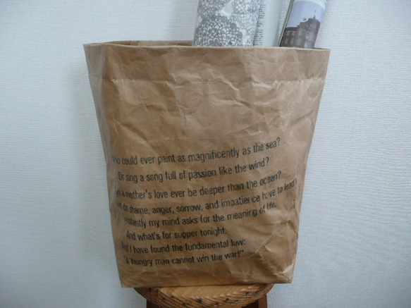 米袋ストックバッグ・正方形・英字クリアー 3枚目の画像