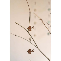 小鳥と小枝のオーナメント（mini） 2枚目の画像