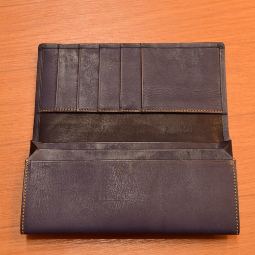 風琴マチ+忍び縫いの長財布【送料無料】 長財布 Chill Out 通販